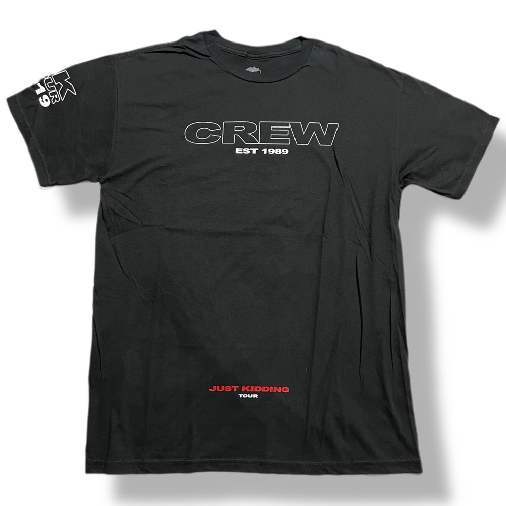 Official Jo Koy 2019 Just Kidding Standup Comedy Tour CREW T Shirt Men's LARGE